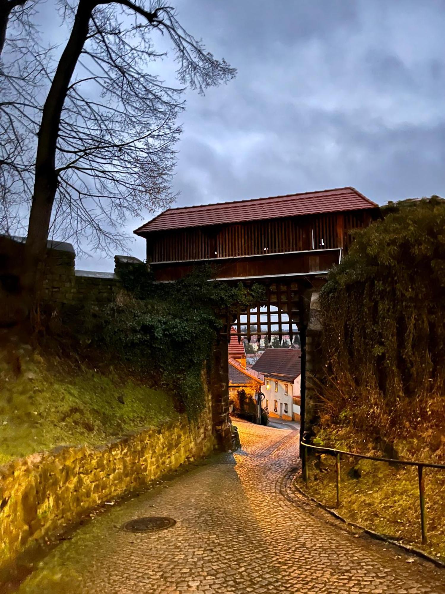 Delux Ferienwohnung Kunstgalerie Und Ilmradweg Kranichfeld Exterior foto